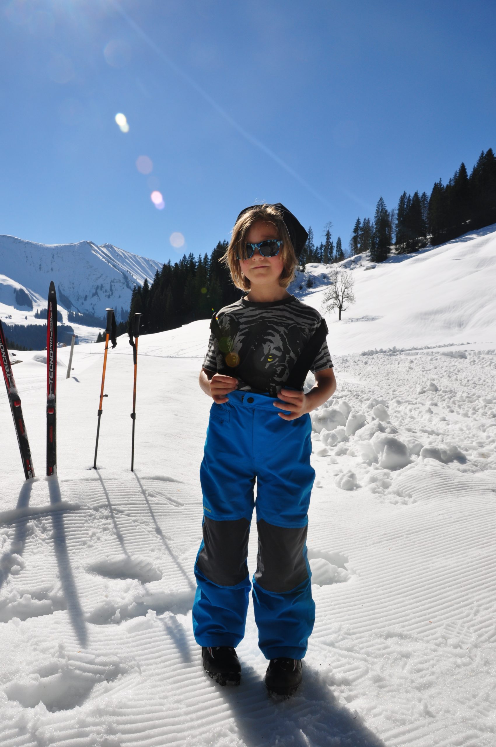 Langlaufen mit Kindern