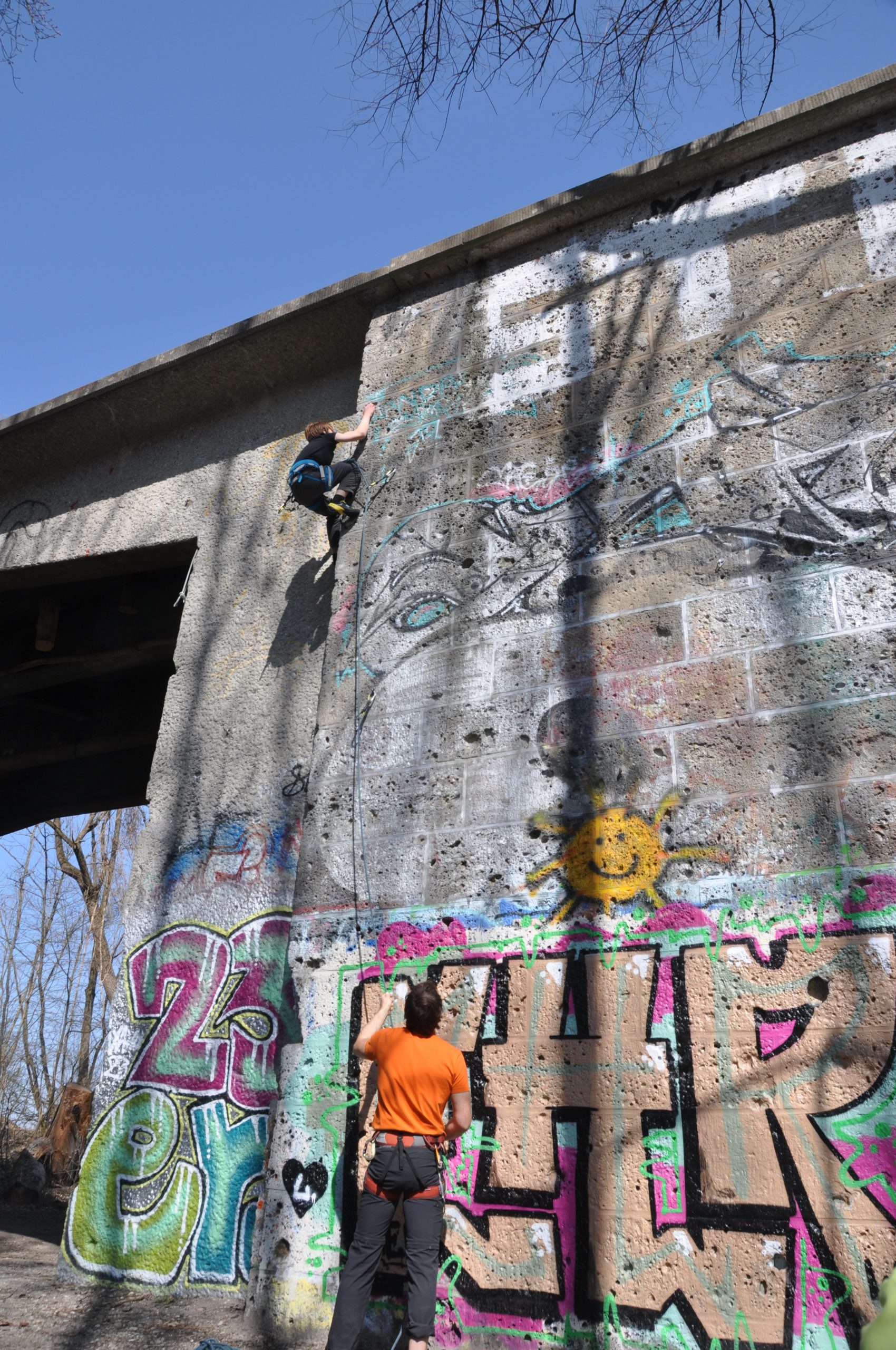Die Kletterbrücke bei Emmering